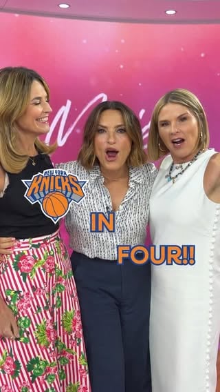 GO NEW YORK, GO NEW YORK, GO!!!! Mariska Hargitay is ready and excited to watch the @nyknicks in Game Three of the NBA Finals at Madison Square Garden!!! 🧡 💙