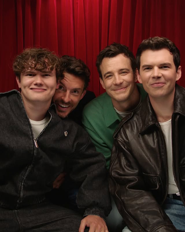 How do you fit four Bridgerton brothers in a photo booth? Find out tomorrow... 👀