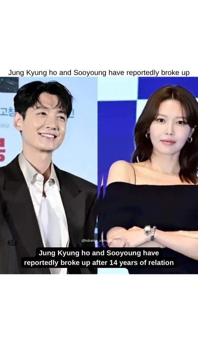 Jung Kyungho and Choi Sooyoung reportedly break up after 14 years of dating owing to busy schedules. They have unfollowed each other on social media. Official confirmation from both sides is awaited

#kdrama #trending #sooyoung #jungkyungho #news