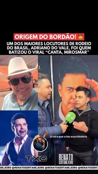 @adrianodovaleoficial teve um papel fundamental nas últimas músicas que viralizaram do @zezedicamargo e @camargoluciano 🫡 Quem aí nunca ouviu um “Cantaaa Mirosmar” kkkk Ídolos 🫶🏼