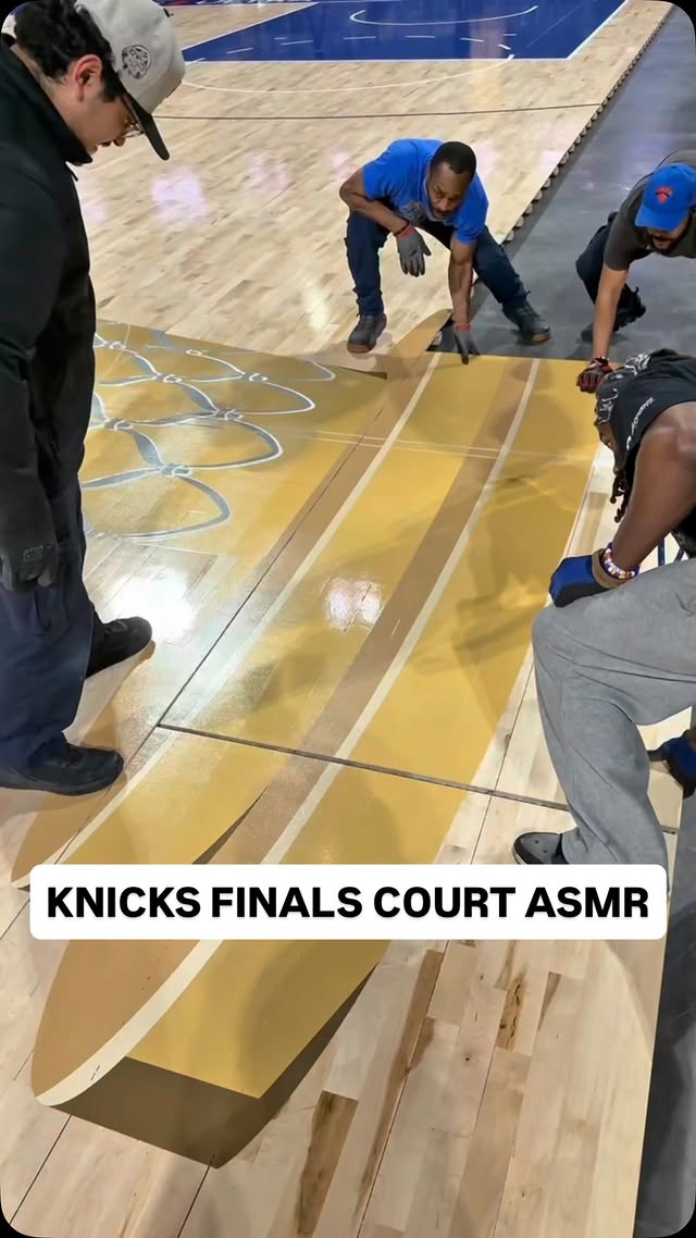 SOUND UP 🔊 The stage is set for Game 3 tonight, the first NBA Finals game at MSG since 1999! 🏆