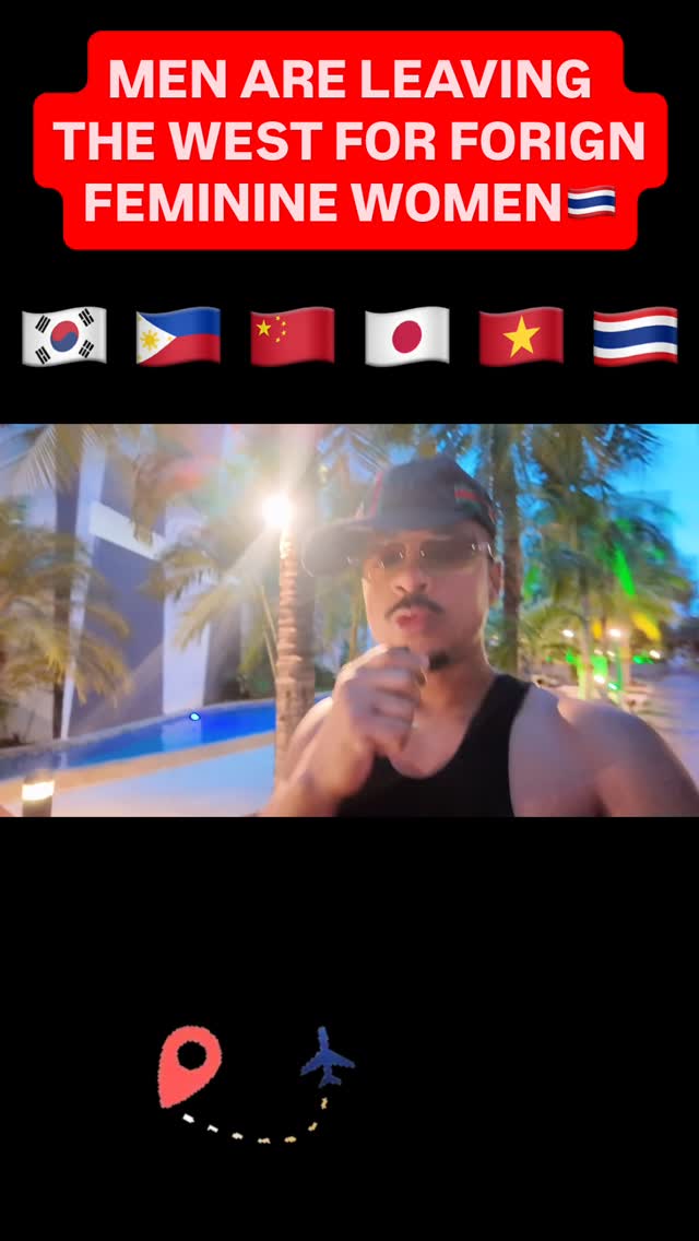 Good men are leaving the west to date foreign women. Men are traveling across the whole world in pursuit of feminine energy. They don’t want women with attitudes anymore or boss bit#%es. Foreign women are taking all the high value men in 2026✌🏾🤷🏾‍♂️ #fyp #reelitfeelit #thailand_ig #globalexitstrategy