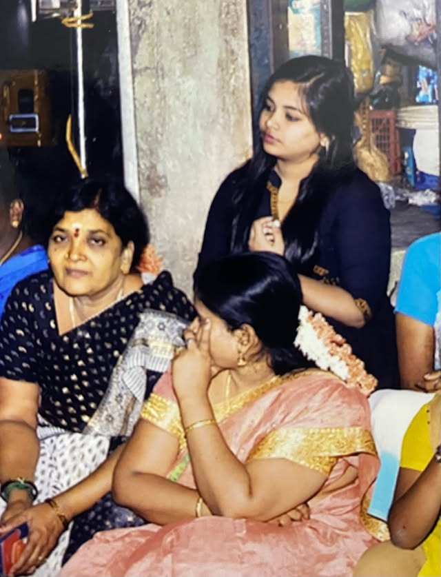 I thought I had more time 💔

She spent years asking me to call her “Ammamma,” and I always called her aunty. I never knew that day would come only after she was gone.

So today, for the first time…

Ammamma. ♥️

She wasn’t my grandmother by blood, but she was every bit a grandmother to me. She loved me with a kind of love that asked for nothing in return. A love that was constant, unconditional, and impossible to replace.

I never imagined I would have to live in a world without her.

She had so many dreams for us. She wanted to be there when I got pregnant. She wanted to move into the new house we are building. She wanted to sit with us, celebrate with us, and be a part of every chapter of our lives.

She wanted to stay.

And we wanted her to stay too.

Now every corner of our lives reminds us of her absence. Every day feels heavier. Not a single day has passed without tears in our eyes.

I didn’t want to share this, but so many of you loved her and have been a part of our lives. You deserve to know that she has gone to be with God.

She loved all of you.

She loved everyone who loved us.

Even in her final moments, her last words were about me, Ram, and Swetha. Even when her own life was slipping away, her heart was still with us.

That is who she was.

A woman whose love never stopped.

What breaks me the most is knowing that even in this condition, she celebrated my birthday. She was there with me. She smiled with me.

And now I have to accept that she won’t be there for my next one.

I keep looking for ways to believe this isn’t real.

I keep expecting to see her again.

I keep wishing for just one more conversation, one more hug, one more chance to call her what she always wanted to hear.

Ammamma.

I promise I’ll carry your love with me for the rest of my life.

And I will miss you every single day.
🥺