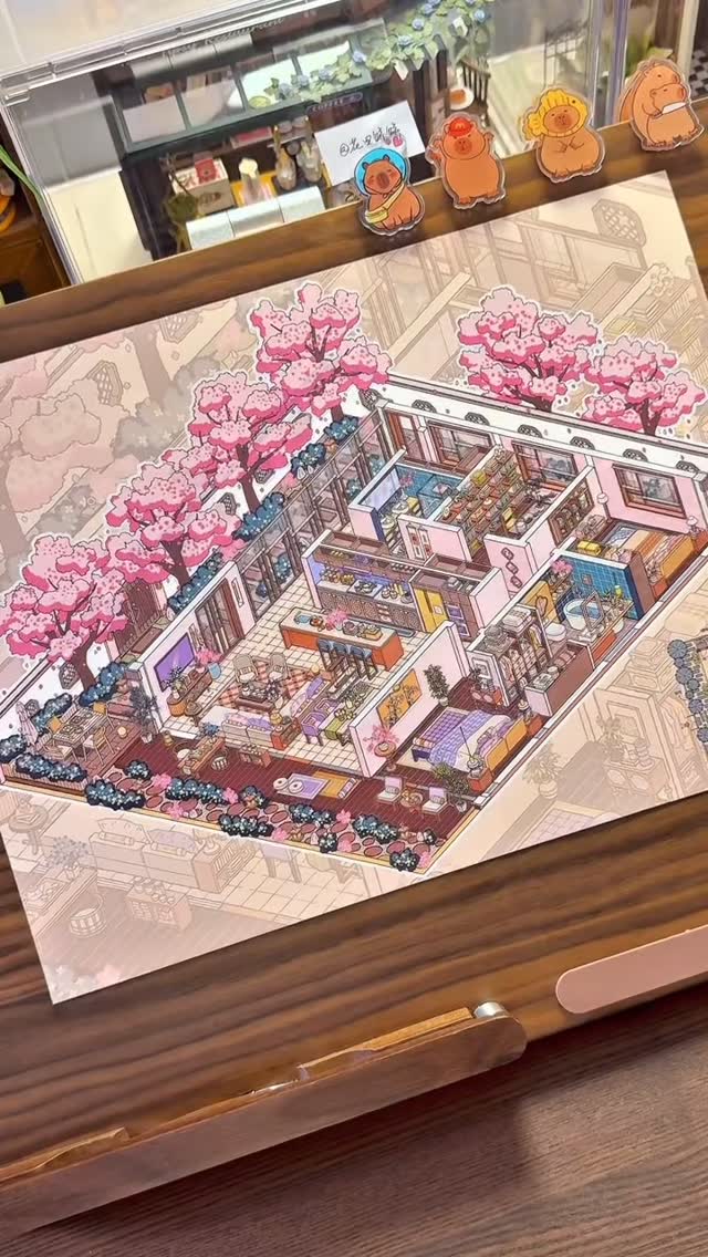 🌸 Build A Traditional Chinese Courtyard in Spring 🌿🏡🏮🌷☀️🦋🍃🌺 #chinesearchitecture #building #springvibes☀️ #springstyle #stickerdesign #stickershop #asmr #journaling #scrapbooking #diycraft by @lovewisdshop