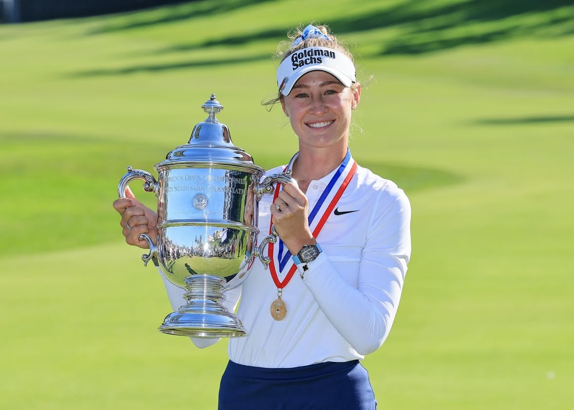 Are you kidding me?!? US WOMENS OPEN CHAMP?? 🍦13 year old me is screaming, throwing up, jumping up and down !!!! 

DREAM BIG ❤️

What a time for a pimple to pop up between my brows!