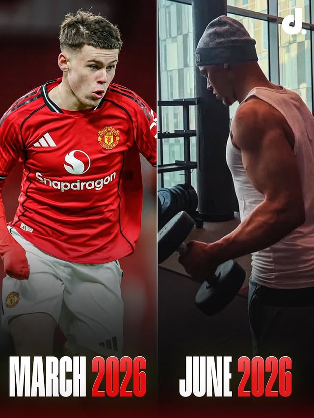 Most kids his age are enjoying their summer.Kai Rooney is in the gym preparing for his future. 😳💪The surname opens doors.The work decides what happens next. 👀🔥 by @centredevils